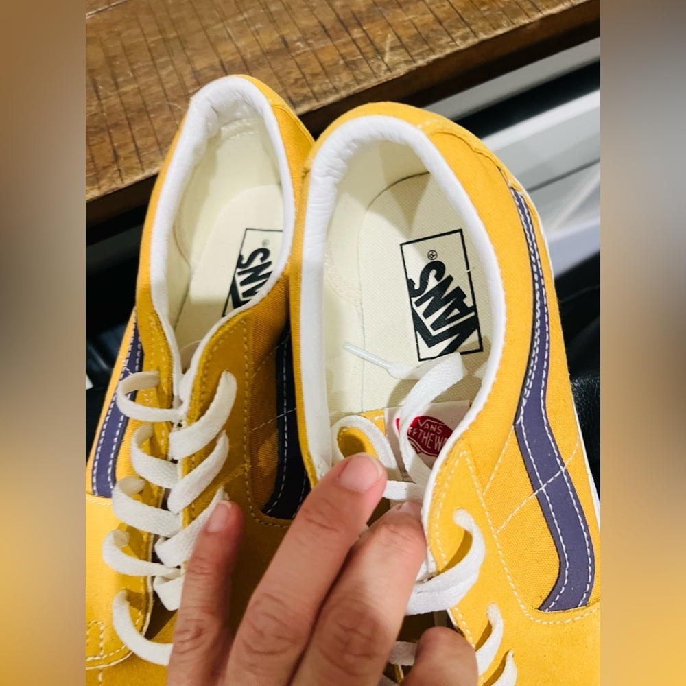 Vans Sk8-Low 'Honey Gold Purple' size 10 men’s - Picture 5 of 6